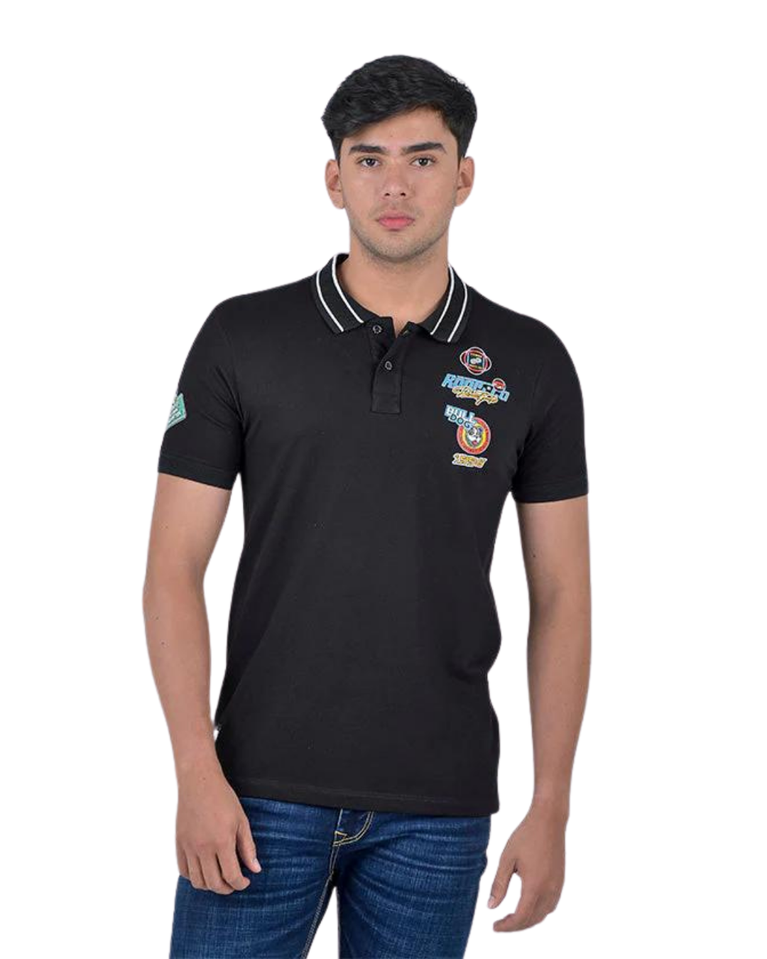 POLO NEGRA BULLDOG / RHBU-04026