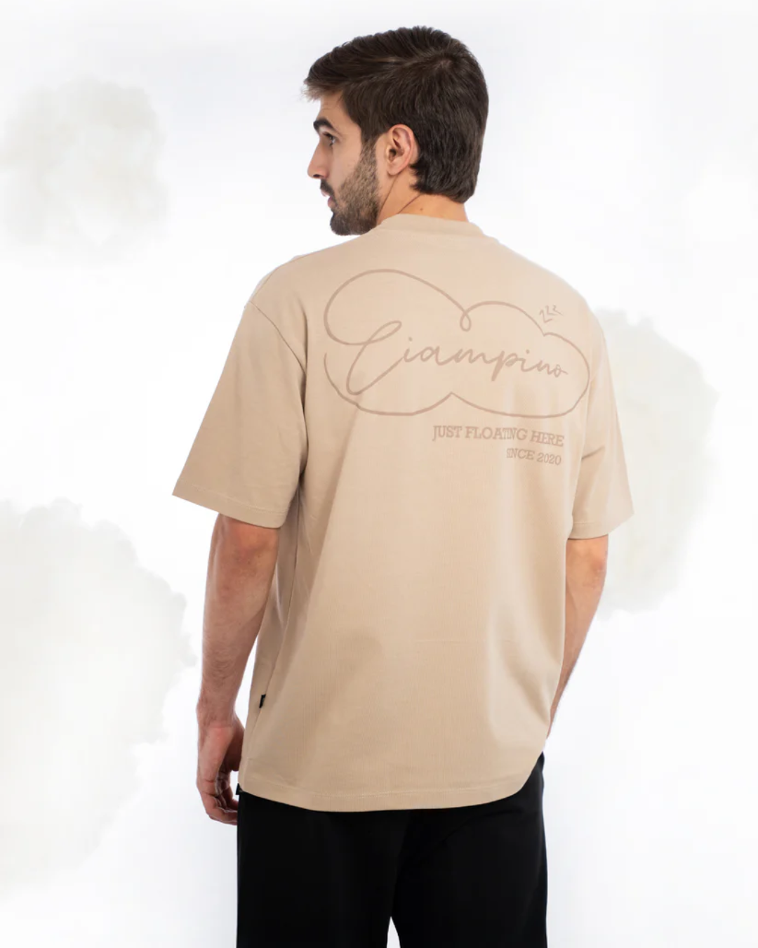 NUBES BEIGE T-SHIRT - CIAMPINO