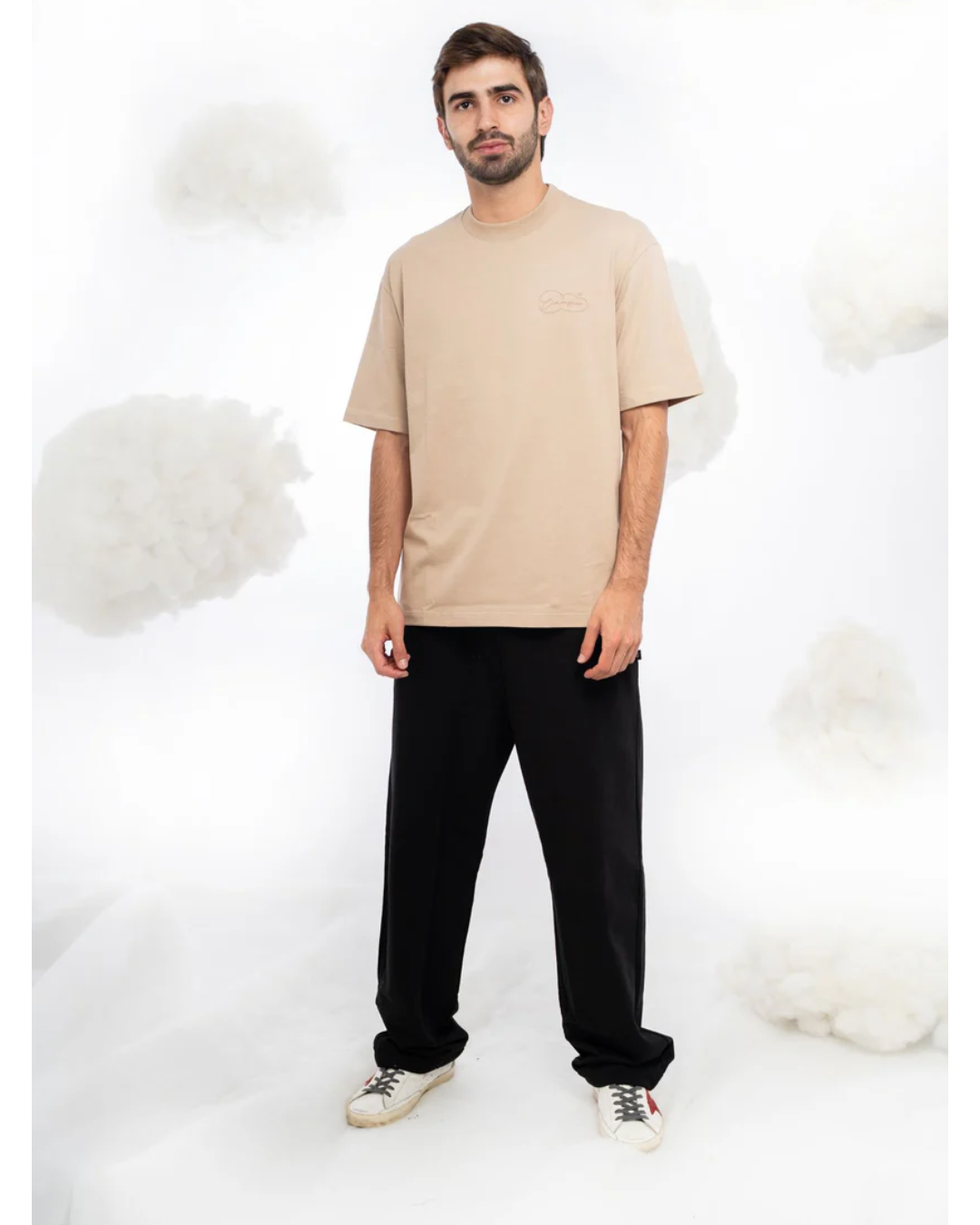 NUBES BEIGE T-SHIRT - CIAMPINO