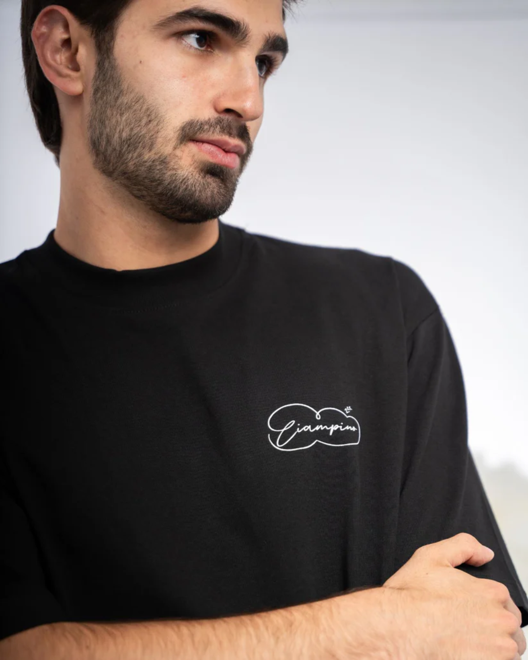 NUBES BLACK T-SHIRT - CIAMPINO
