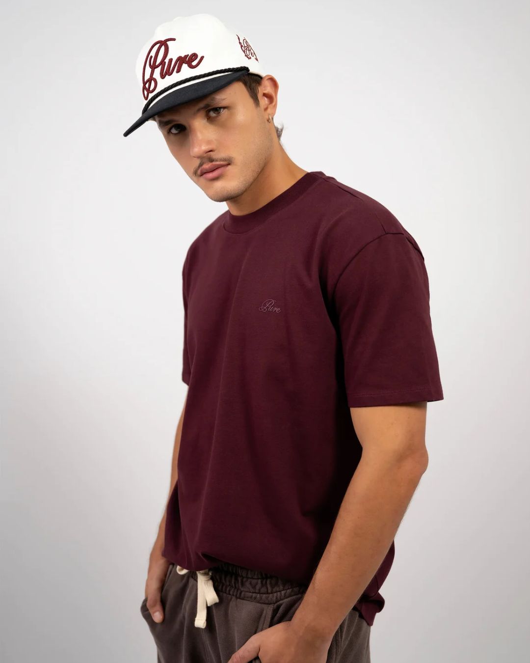 CLASSIC BURGUNDY T-SHIRT