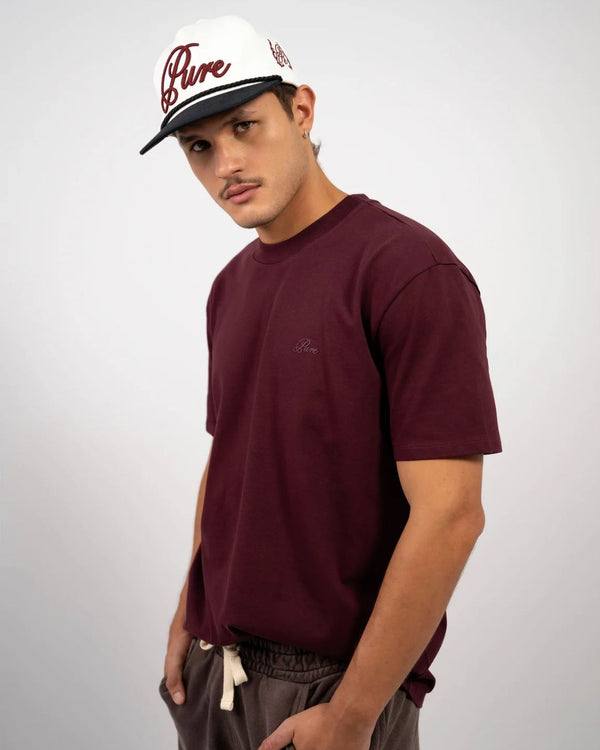 CLASSIC BURGUNDY T-SHIRT