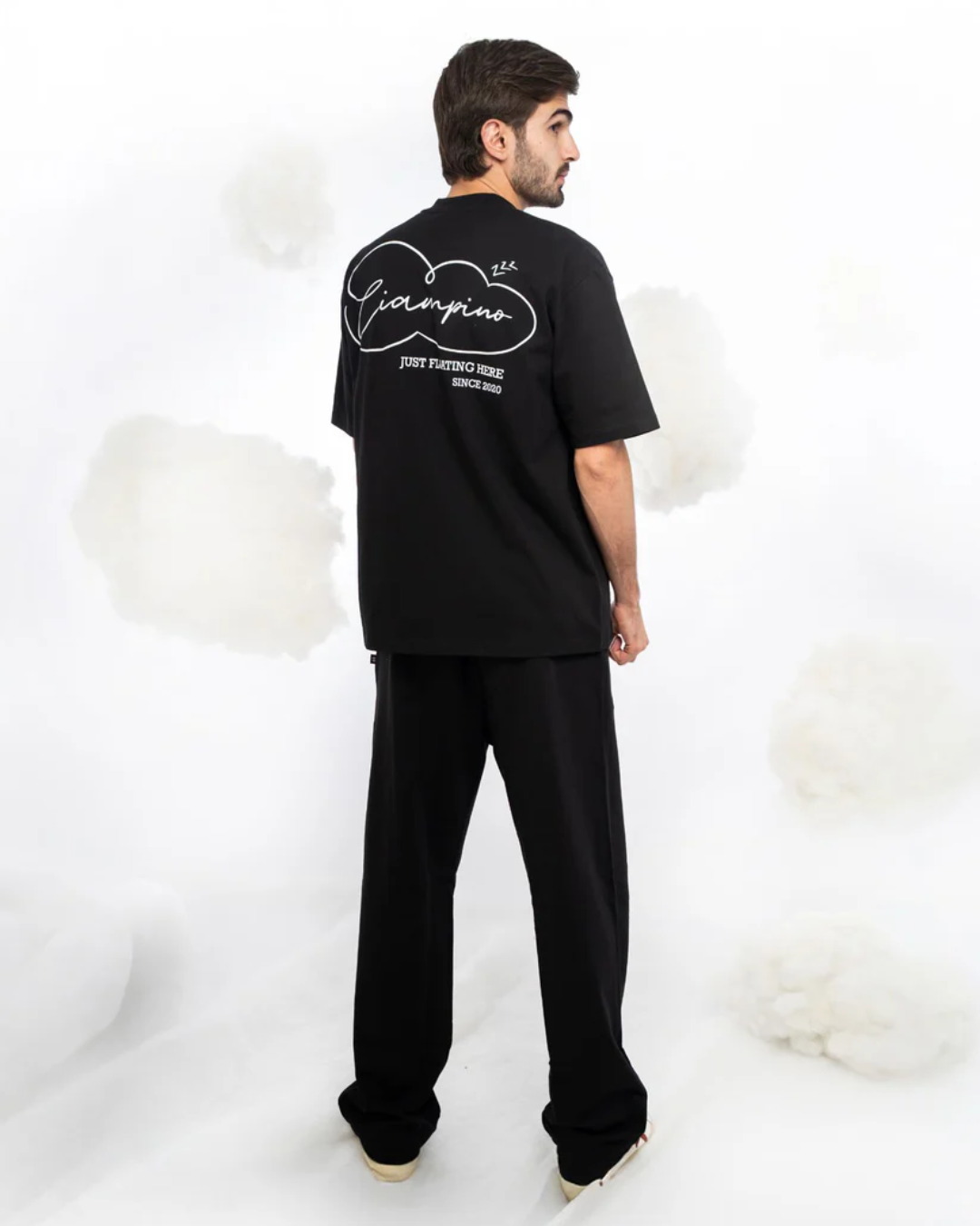 NUBES BLACK T-SHIRT - CIAMPINO
