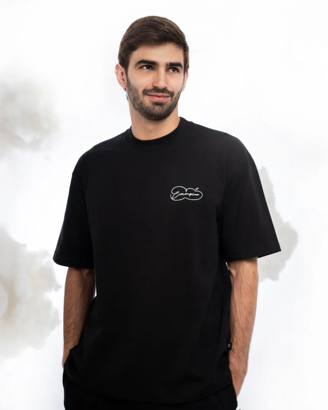 NUBES BLACK T-SHIRT - CIAMPINO