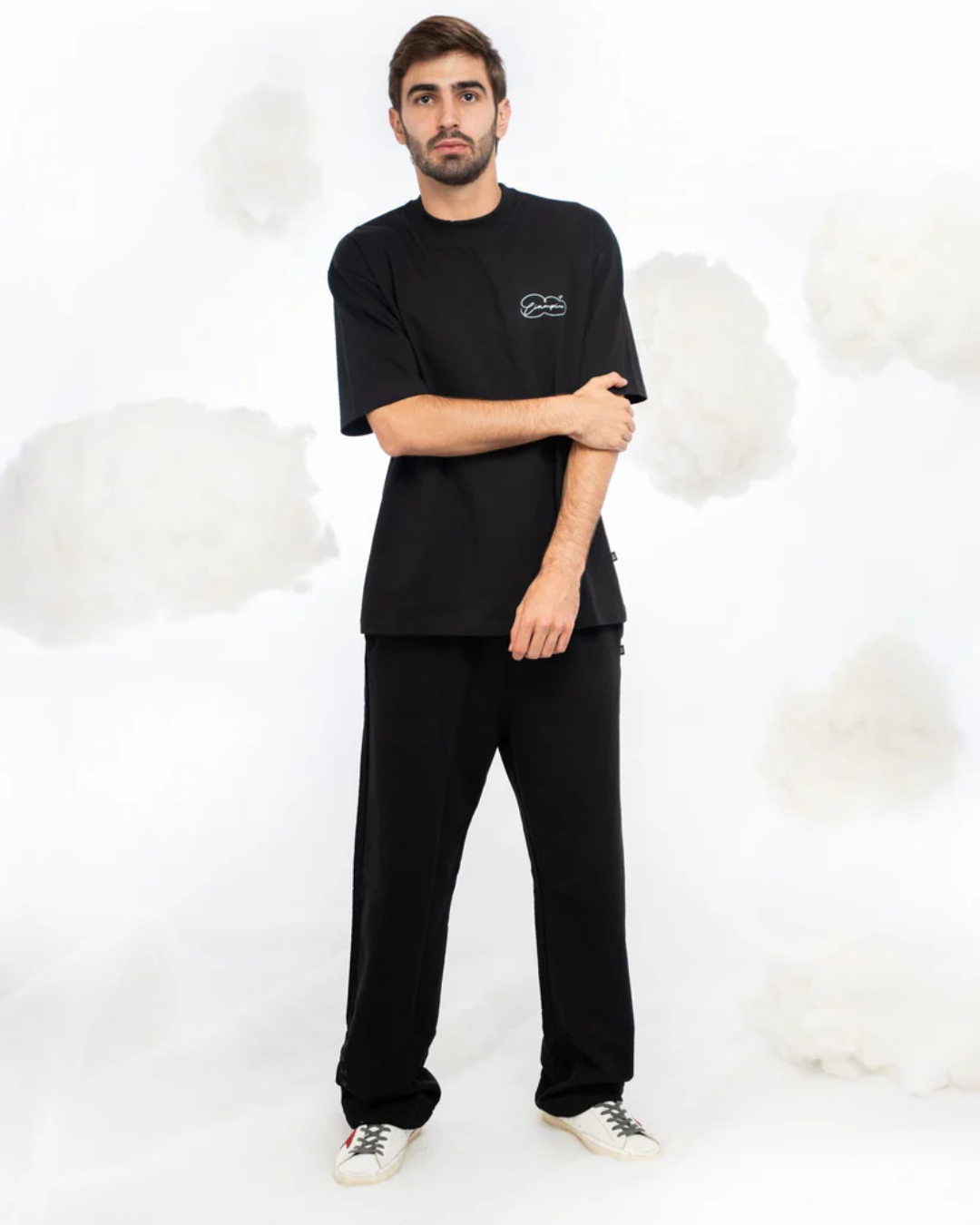 NUBES BLACK T-SHIRT - CIAMPINO