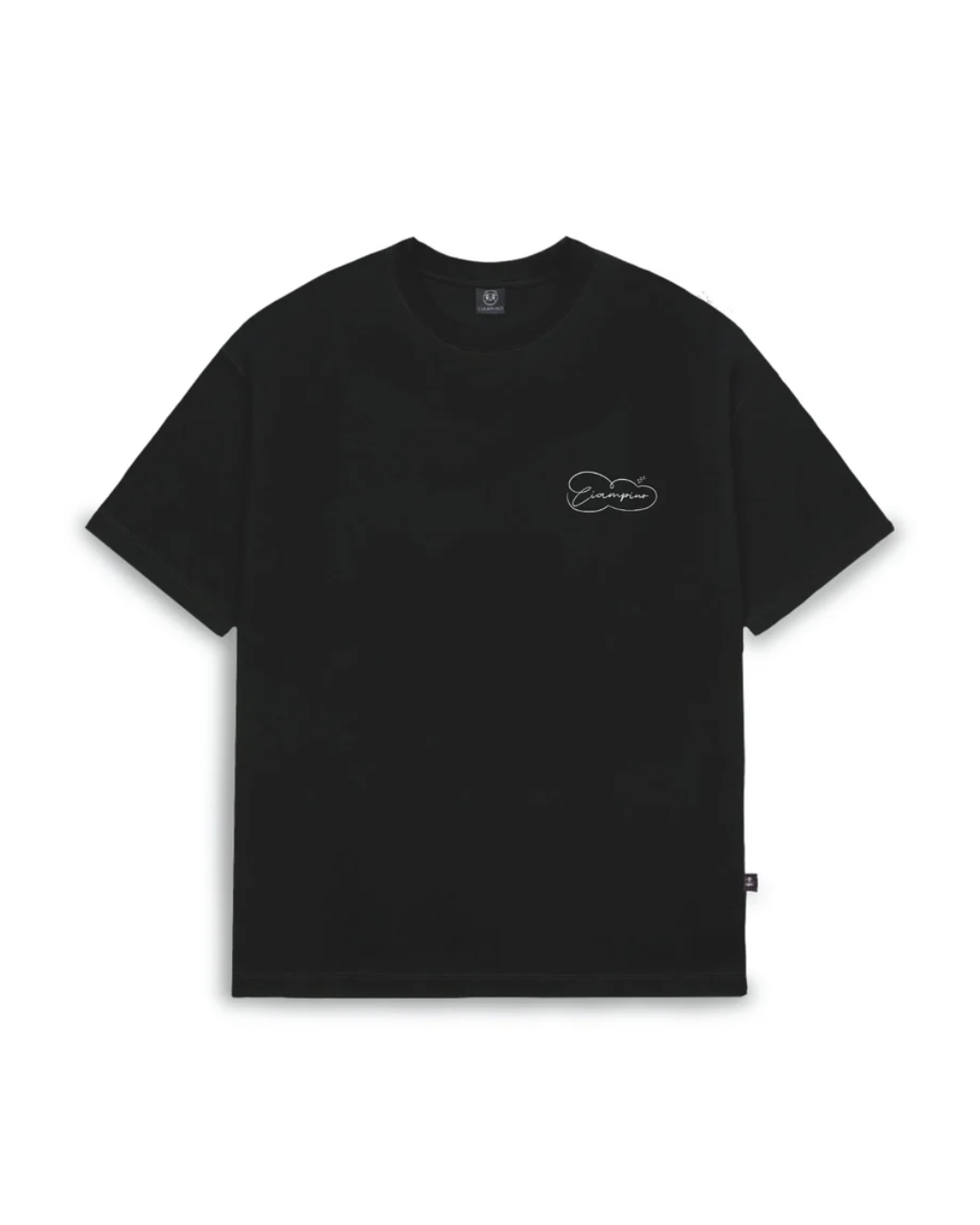 NUBES BLACK T-SHIRT - CIAMPINO