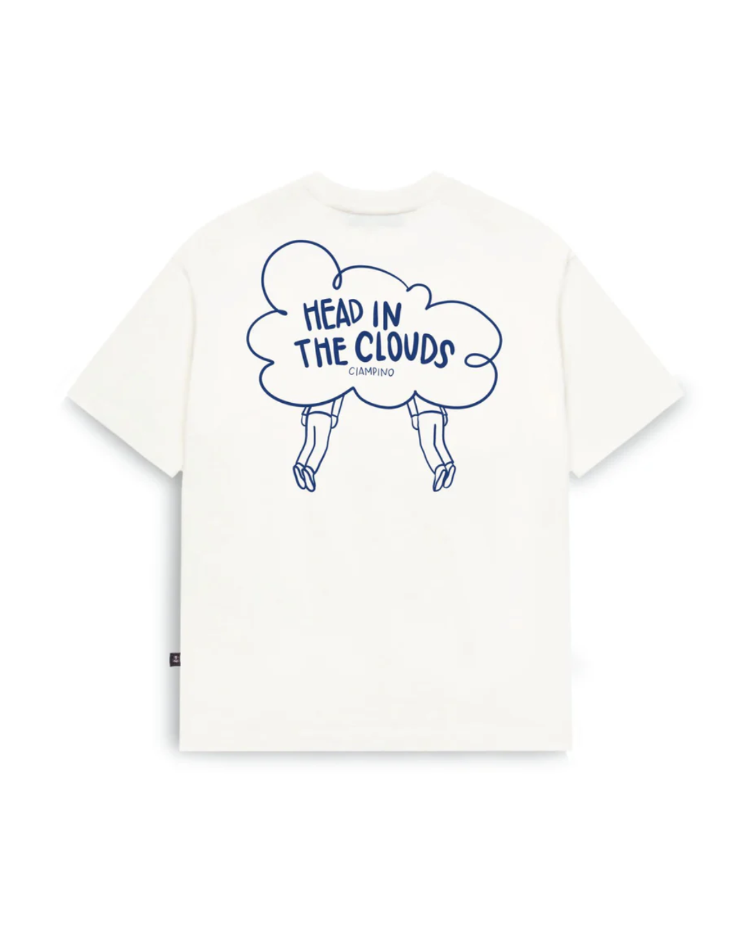 CLOUDS WHITE T-SHIRT - CIAMPINO