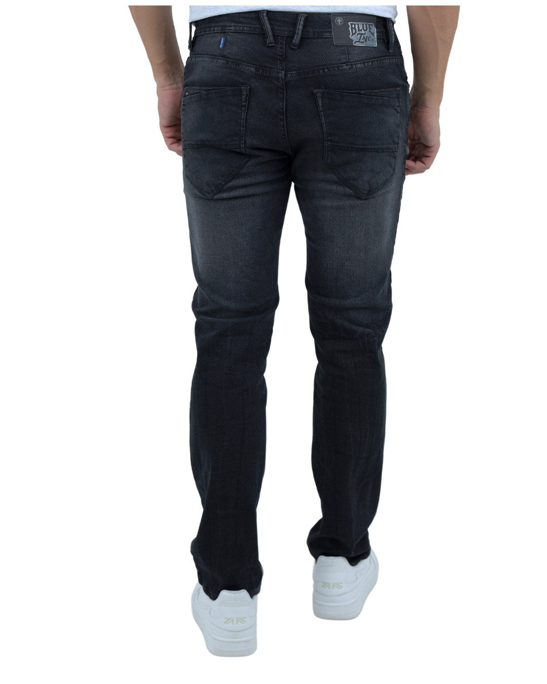 DARK GRAY JEANS - BLUE INC