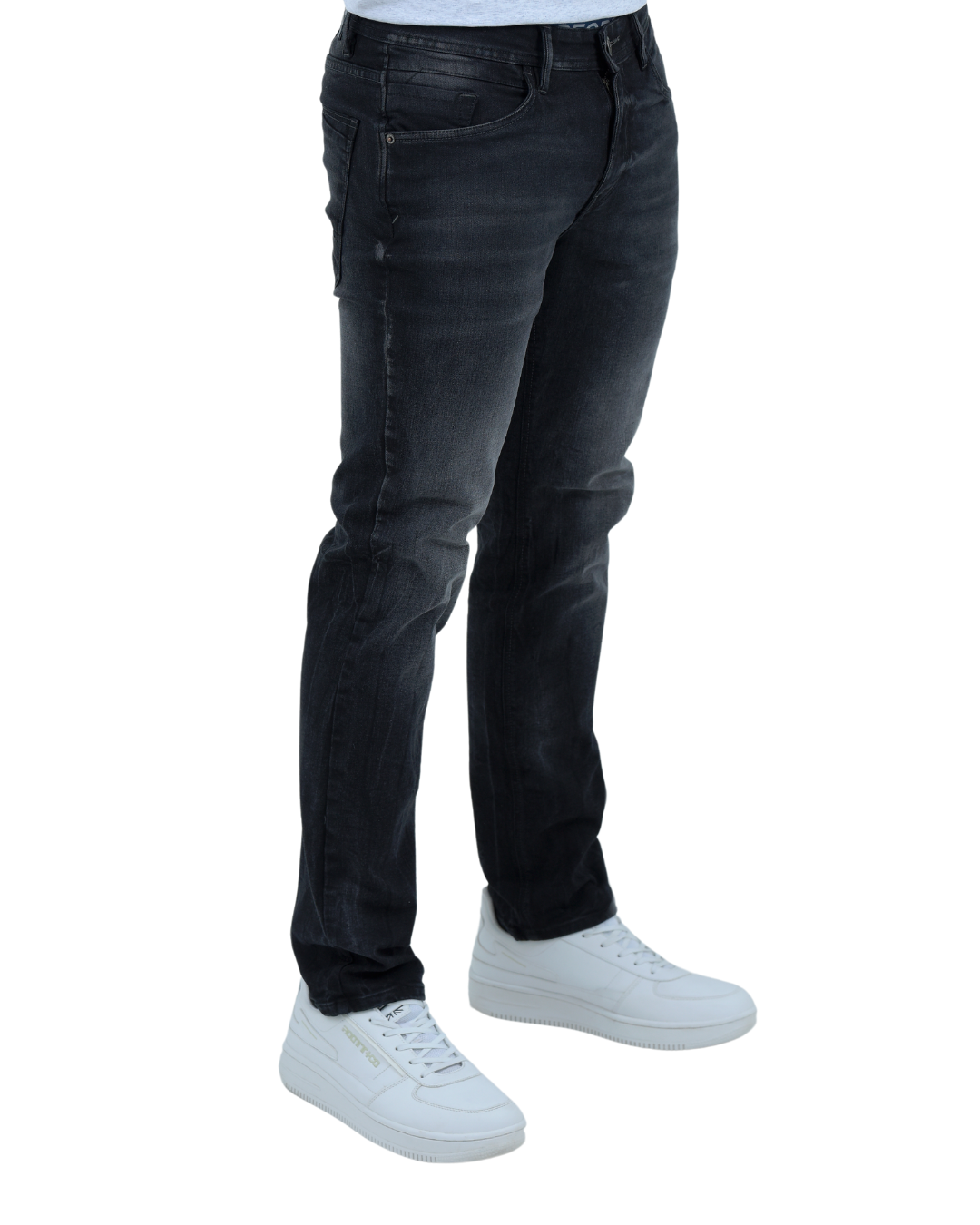 DARK GRAY JEANS - BLUE INC