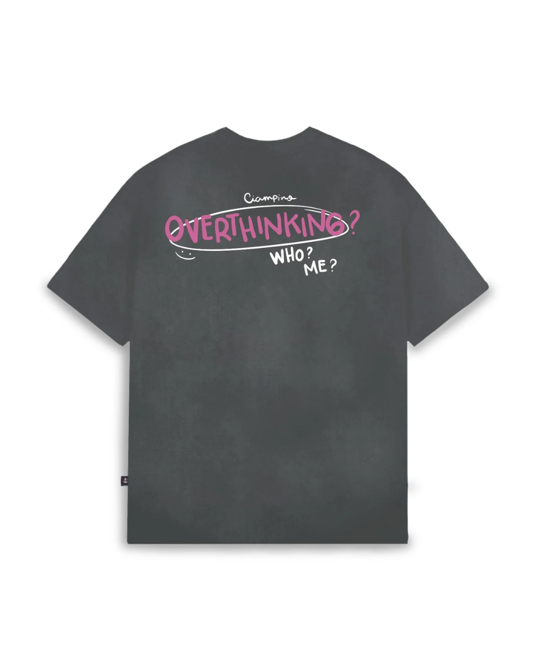 OVERTHINK PINK T-SHIRT - CIAMPINO