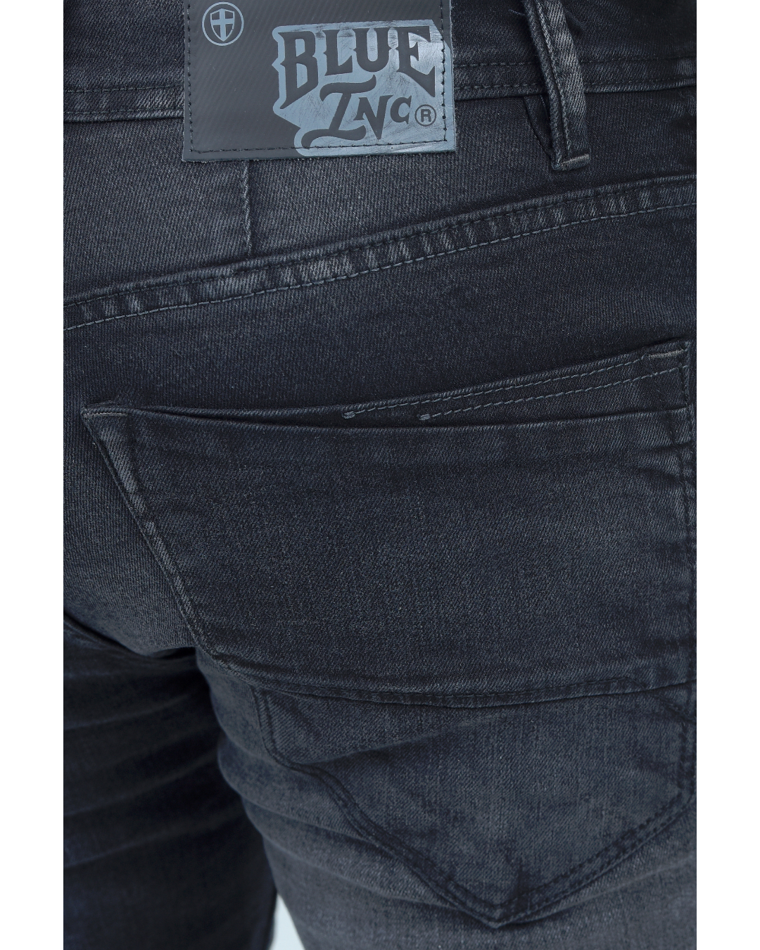 DARK GRAY JEANS - BLUE INC