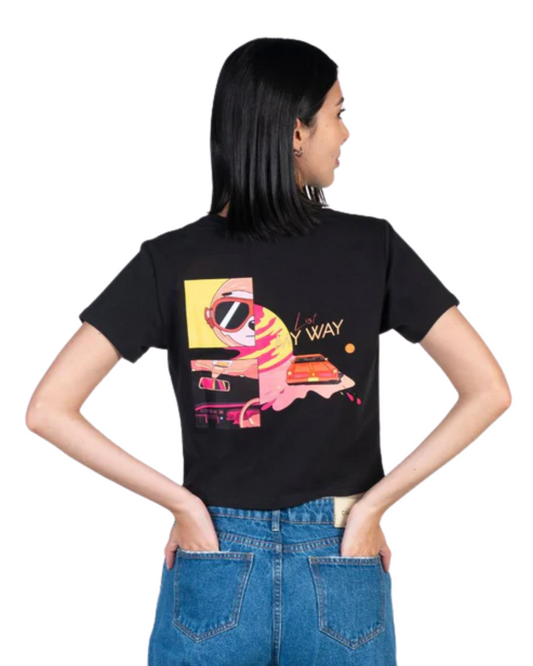 CROPTOP ROAD TRIP NEGRO - CIAMPINO