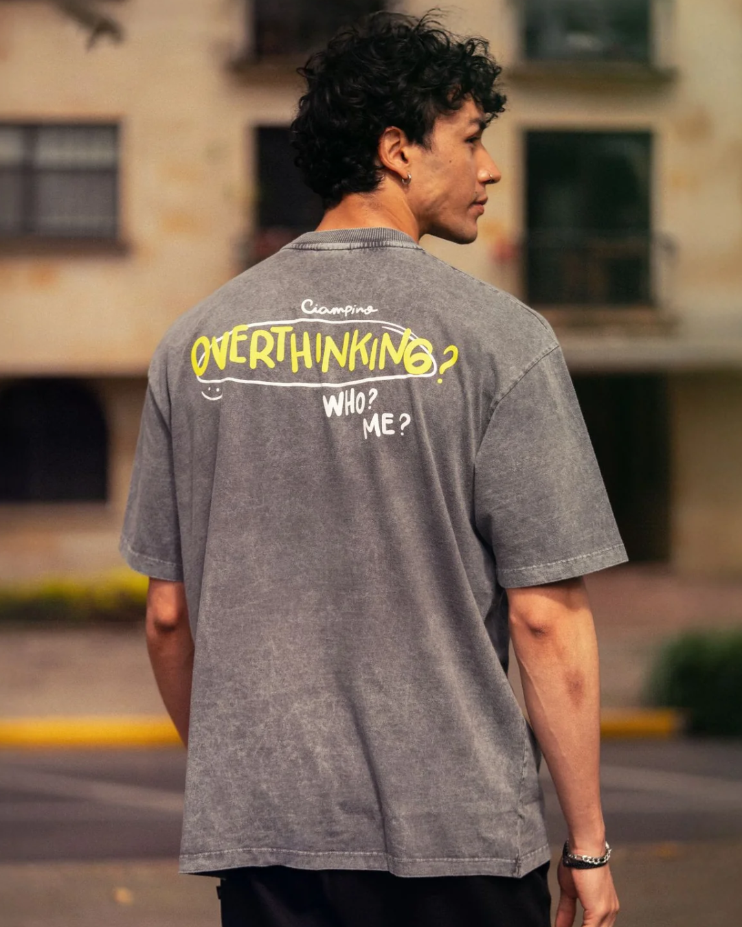 OVERTHINK YELLOW T-SHIRT - CIAMPINO