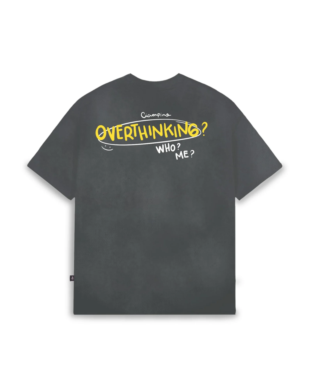 OVERTHINK YELLOW T-SHIRT - CIAMPINO