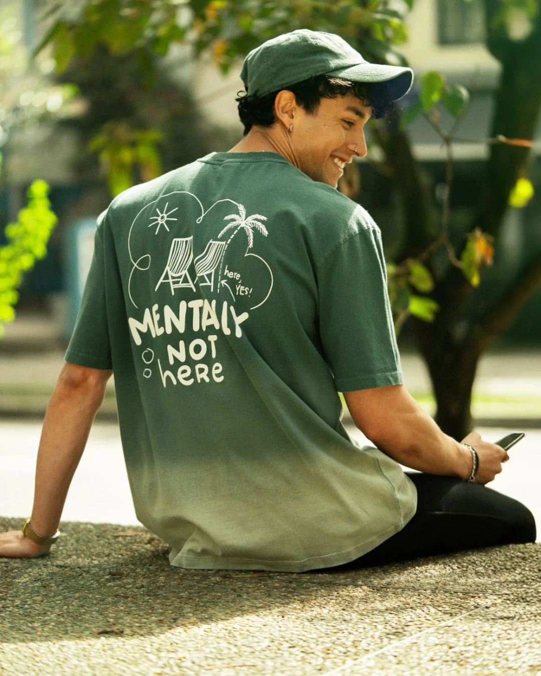 MENTALLY NOT HERE T-SHIRT - CIAMPINO