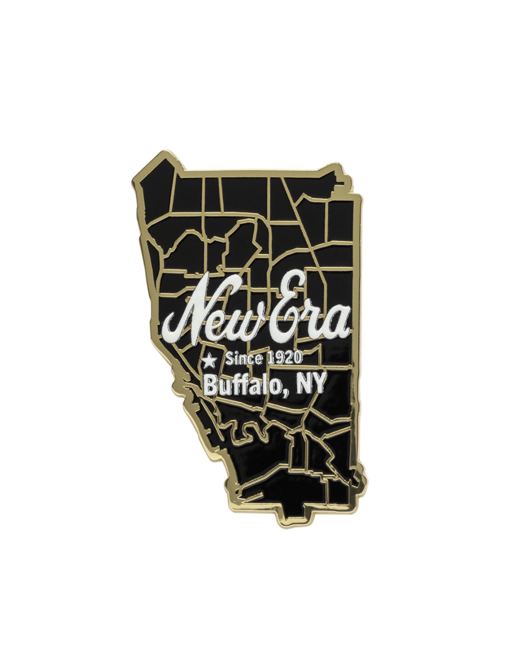 BUFFALO MAP PIN BADGE