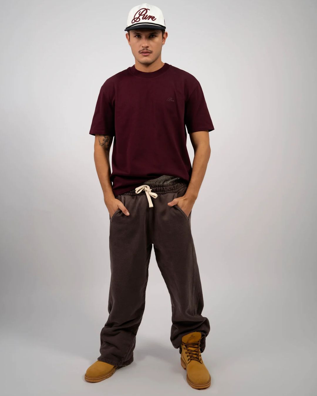 CLASSIC BURGUNDY T-SHIRT