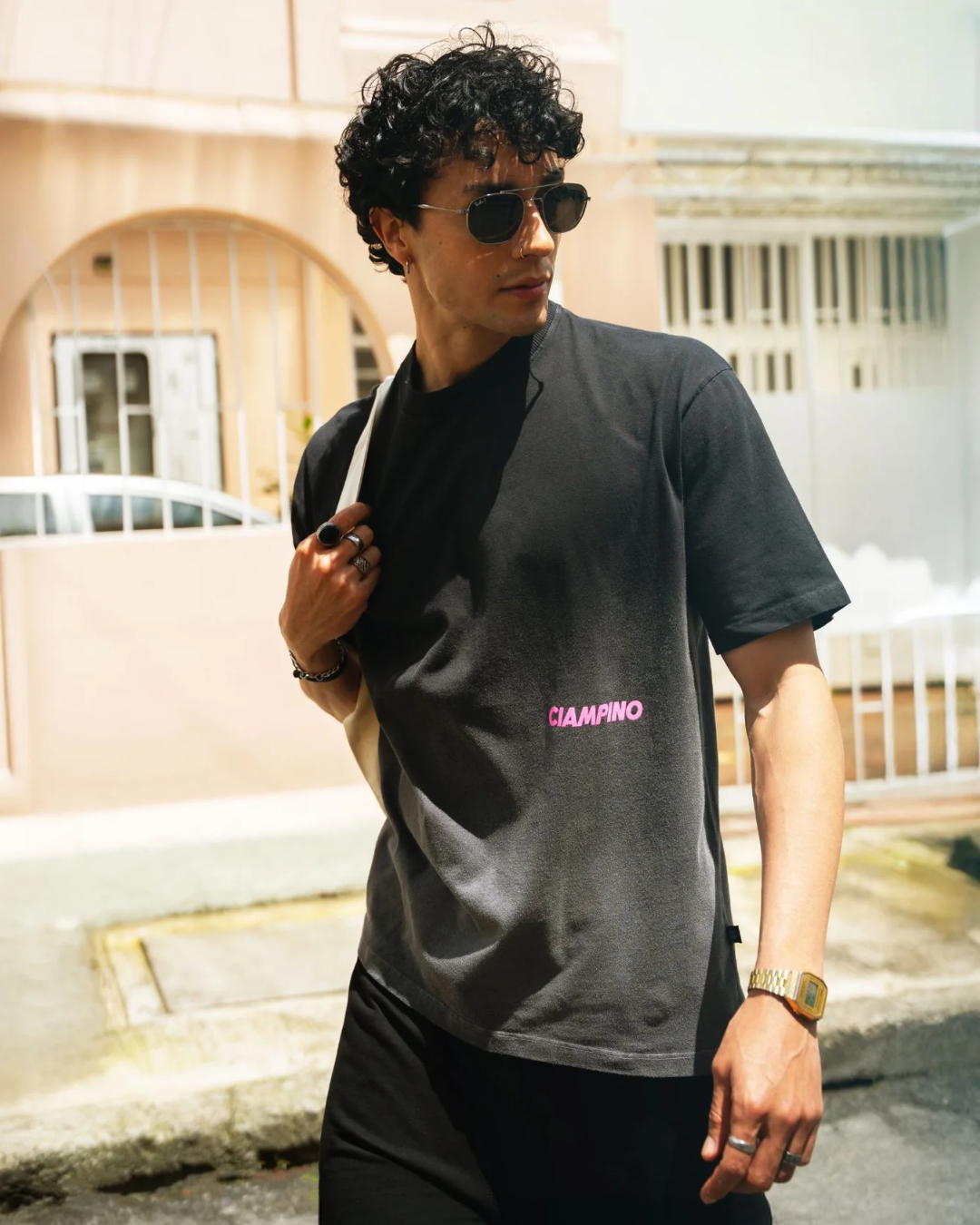 BOLD ROSA T-SHIRT - CIAMPINO