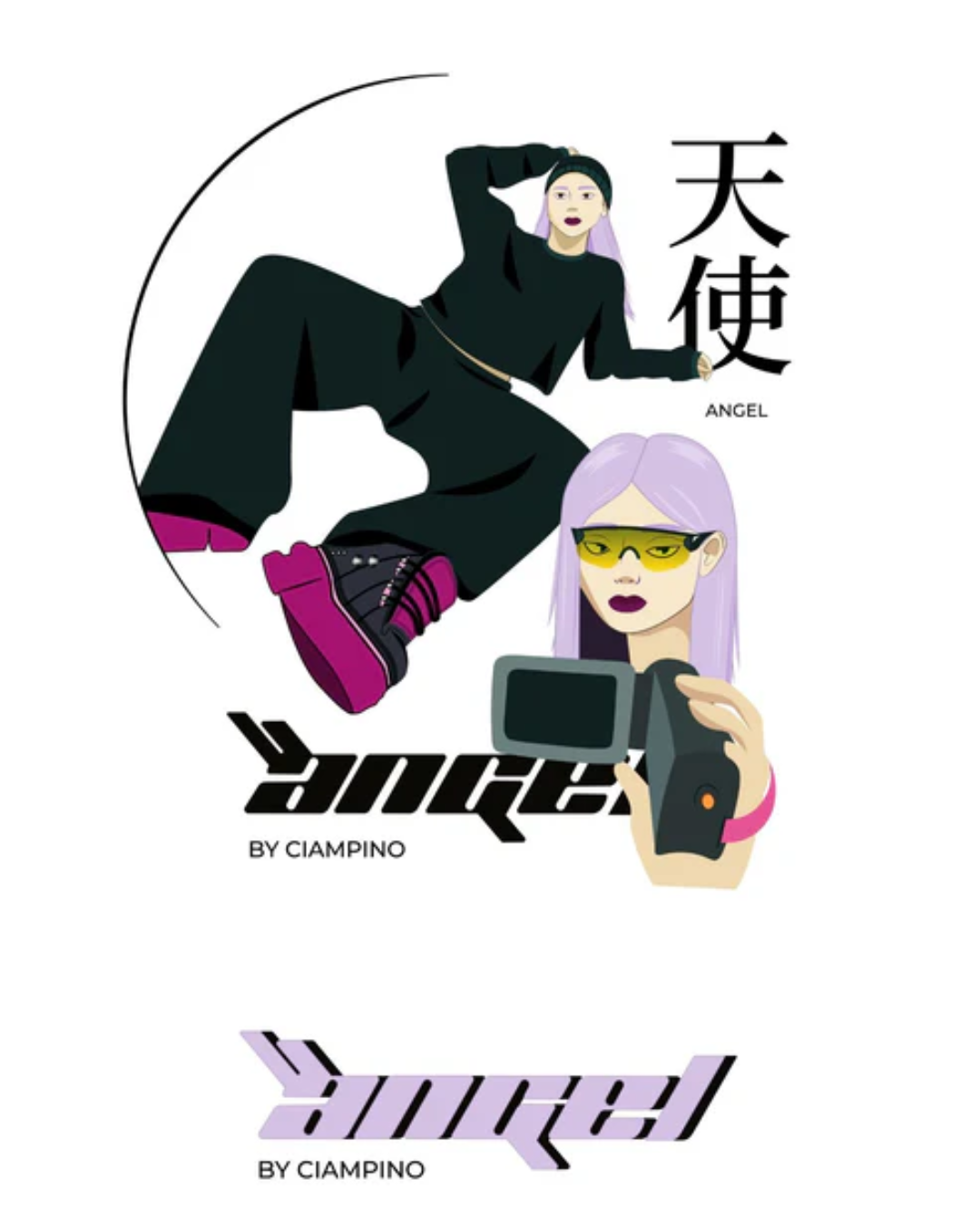 CROPTOP ANGEL BLANCO - CIAMPINO