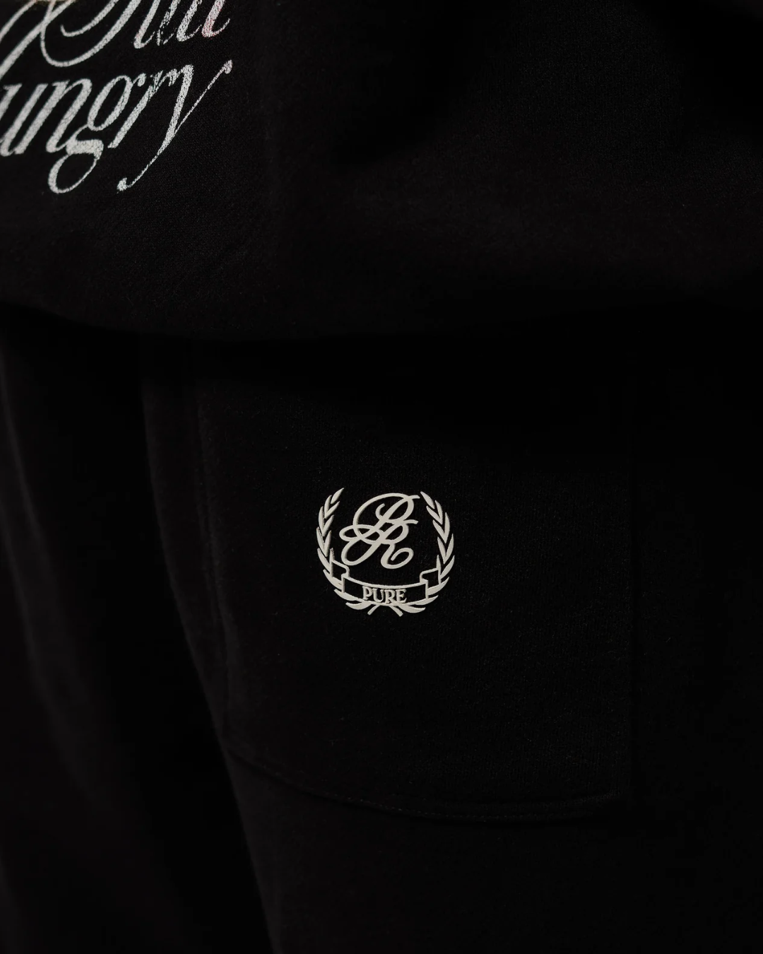 STILL HUNGRY BLACK JOGGER