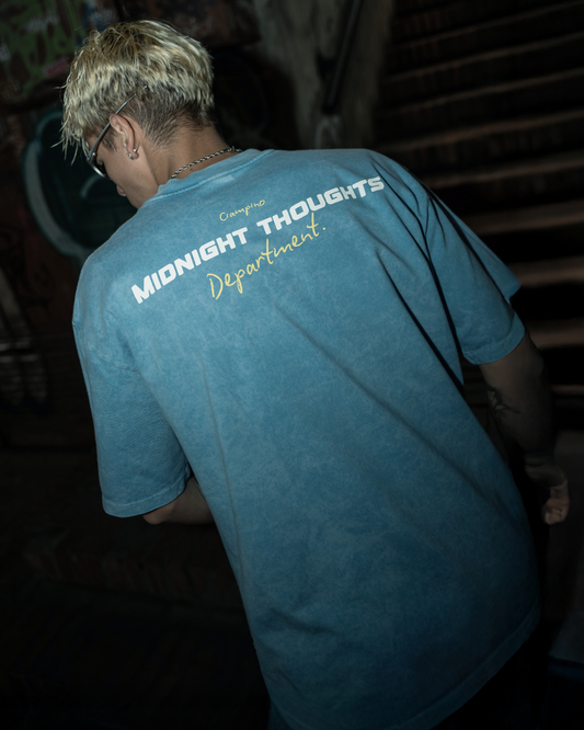 MIDNIGHT ACID BLUE T-SHIRT - CIAMPINO