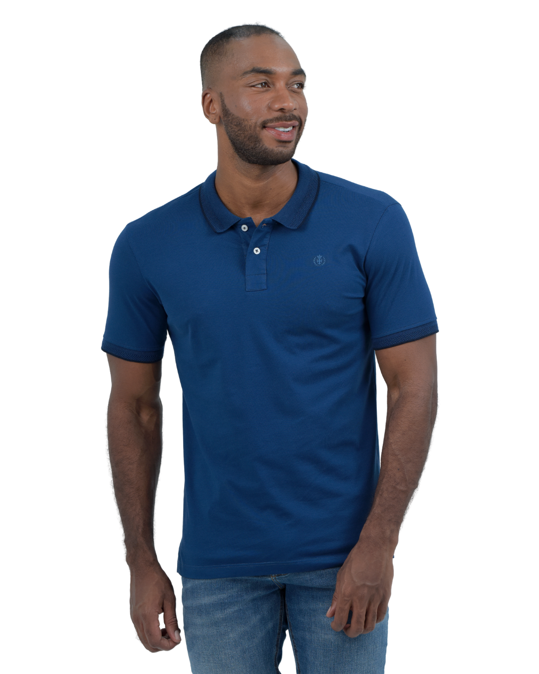 POLO BASICA AZUL - BLUE INC