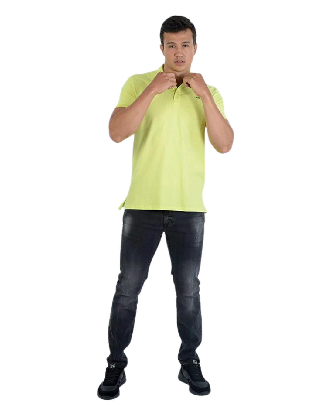 POLO BASICA VERDE FLUORESCENTE / RHBP-00102