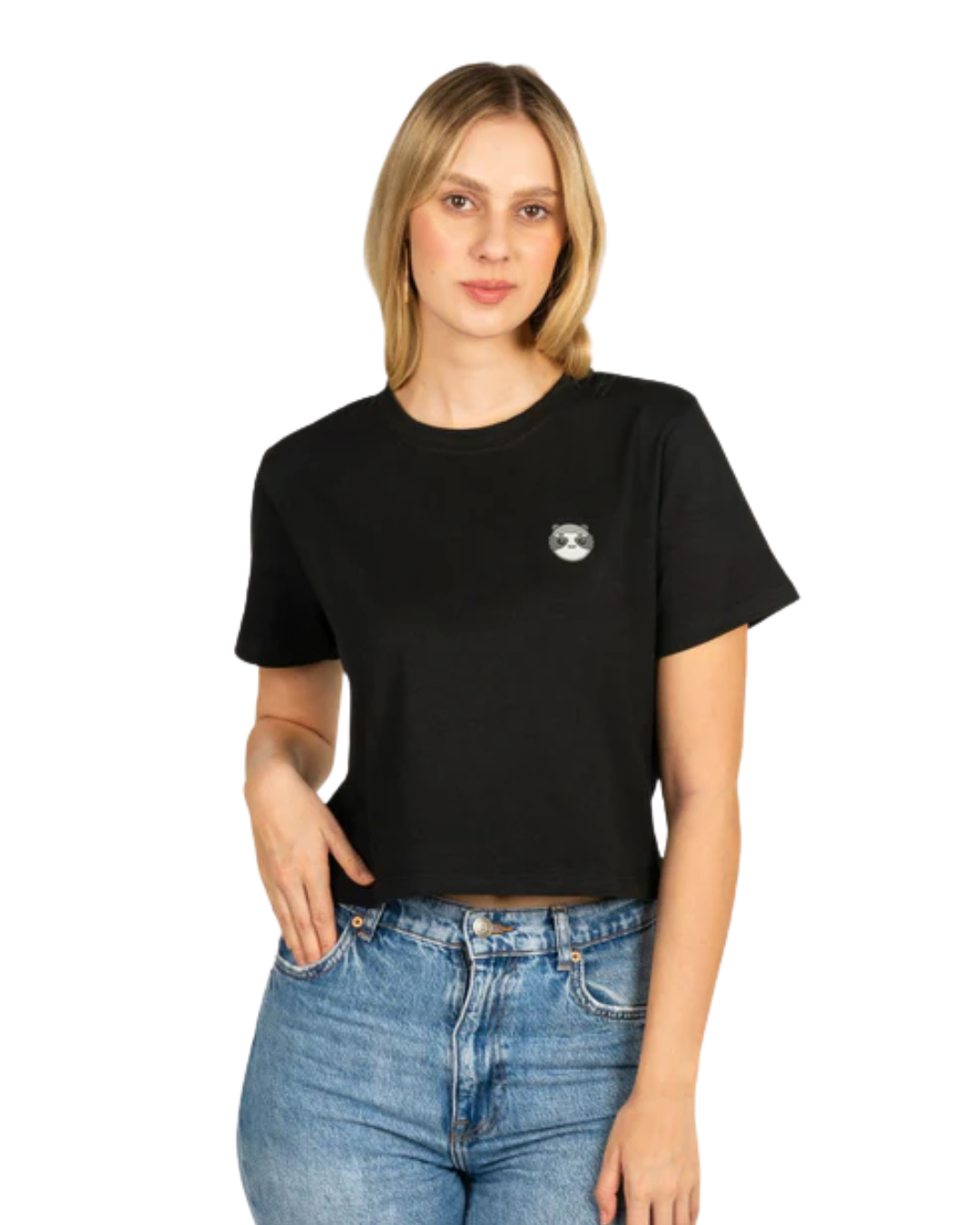 CROPTOP PEREZOSO NEGRO - CIAMPINO