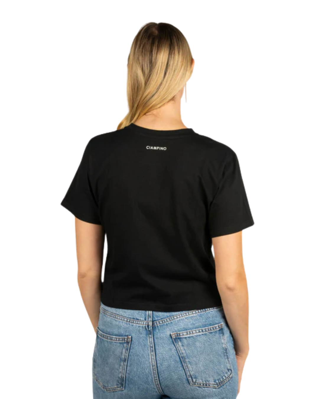 CROPTOP PEREZOSO NEGRO - CIAMPINO