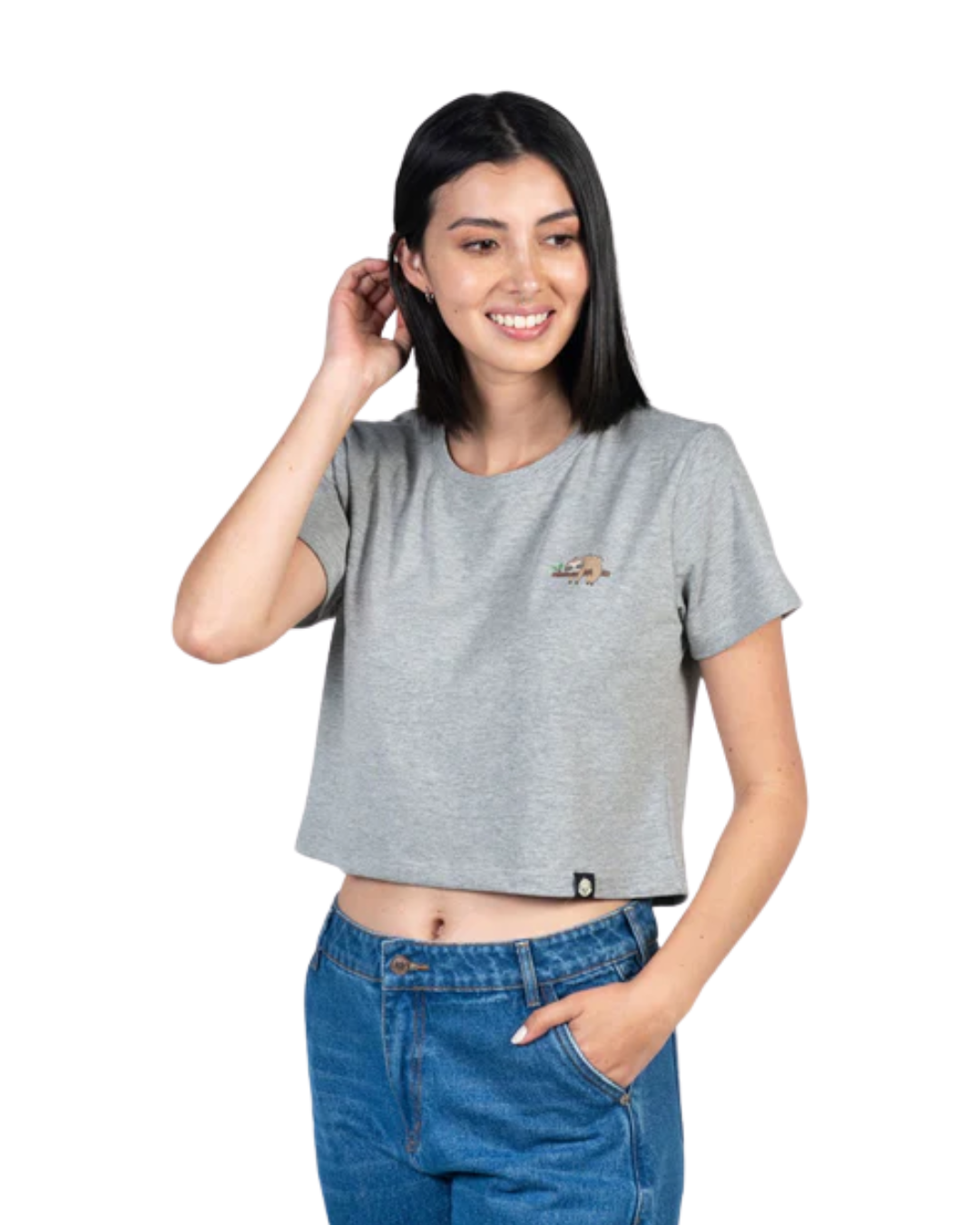 CROPTOP GRIS - CIAMPINO