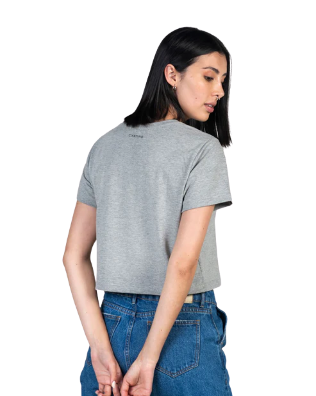 CROPTOP GRIS - CIAMPINO