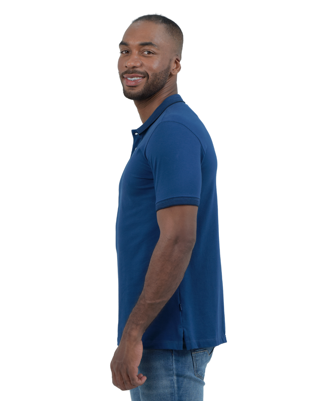 POLO BASICA AZUL - BLUE INC