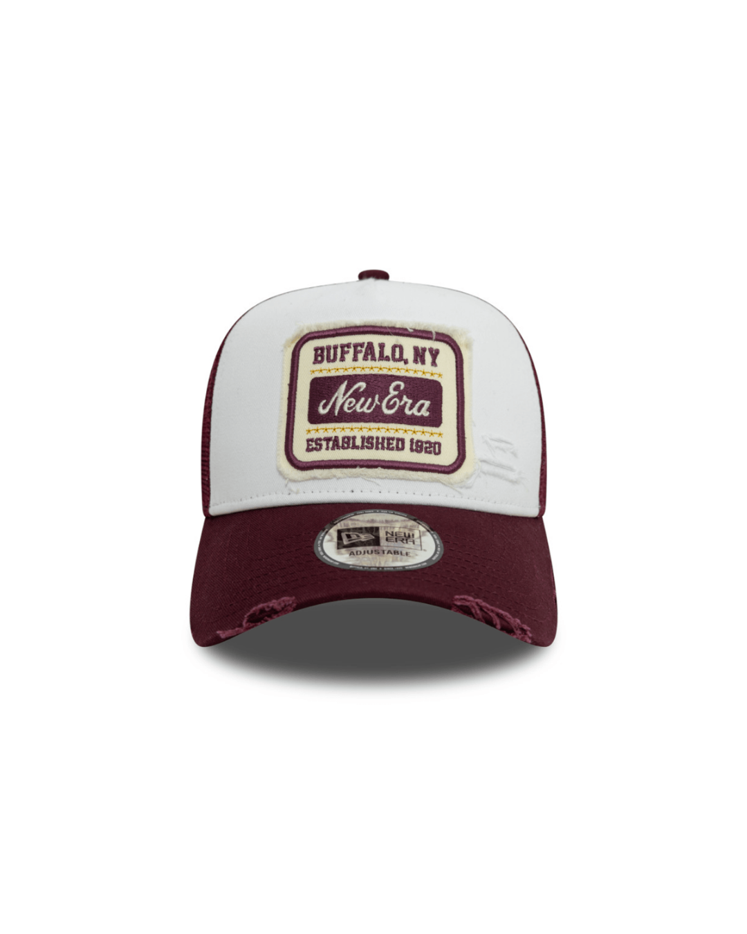 NEW ERA TRUCKER Patch Distress Wine - NEW ERA 940AF