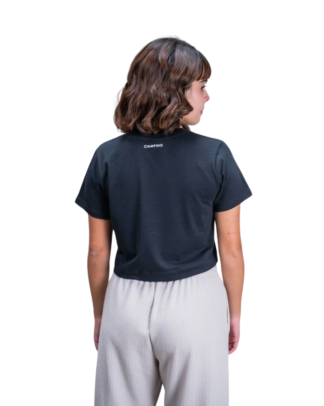 CROPTOP DREAMER NEGRO - CIAMPINO