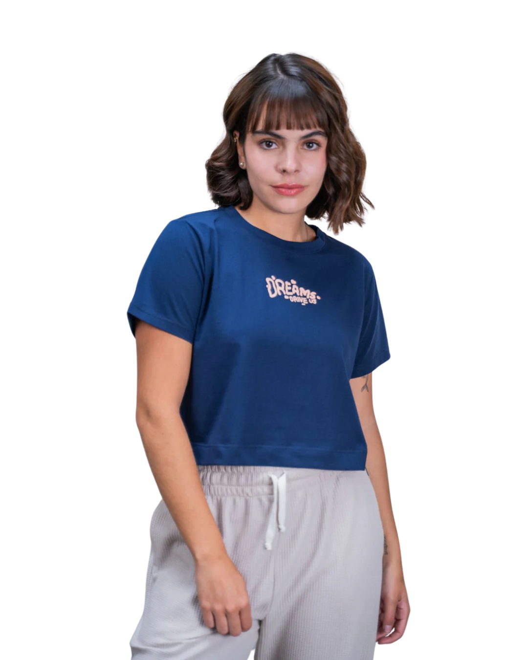 CROPTOP HUMO DREAMS AZUL - CIAMPINO