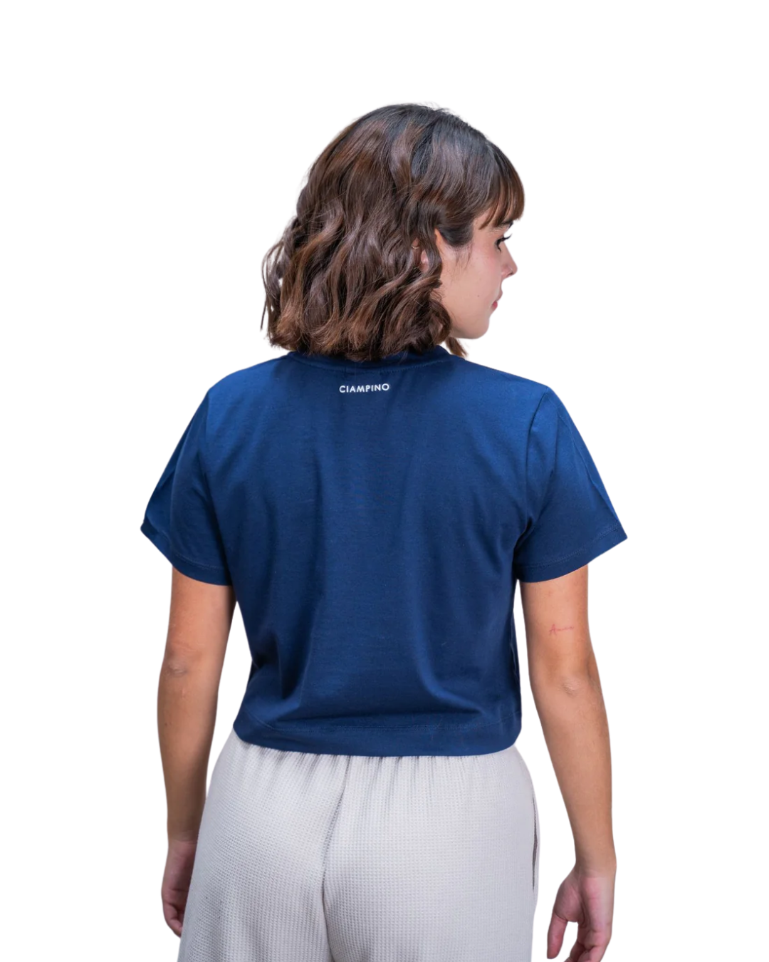 CROPTOP HUMO DREAMS AZUL - CIAMPINO