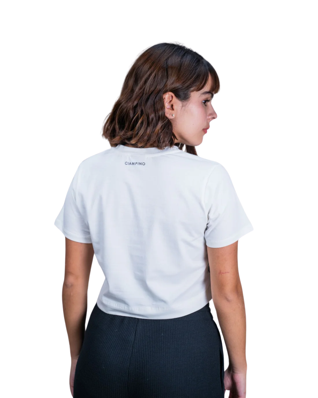 CROPTOP LUNAS MARFIL - CIAMPINO