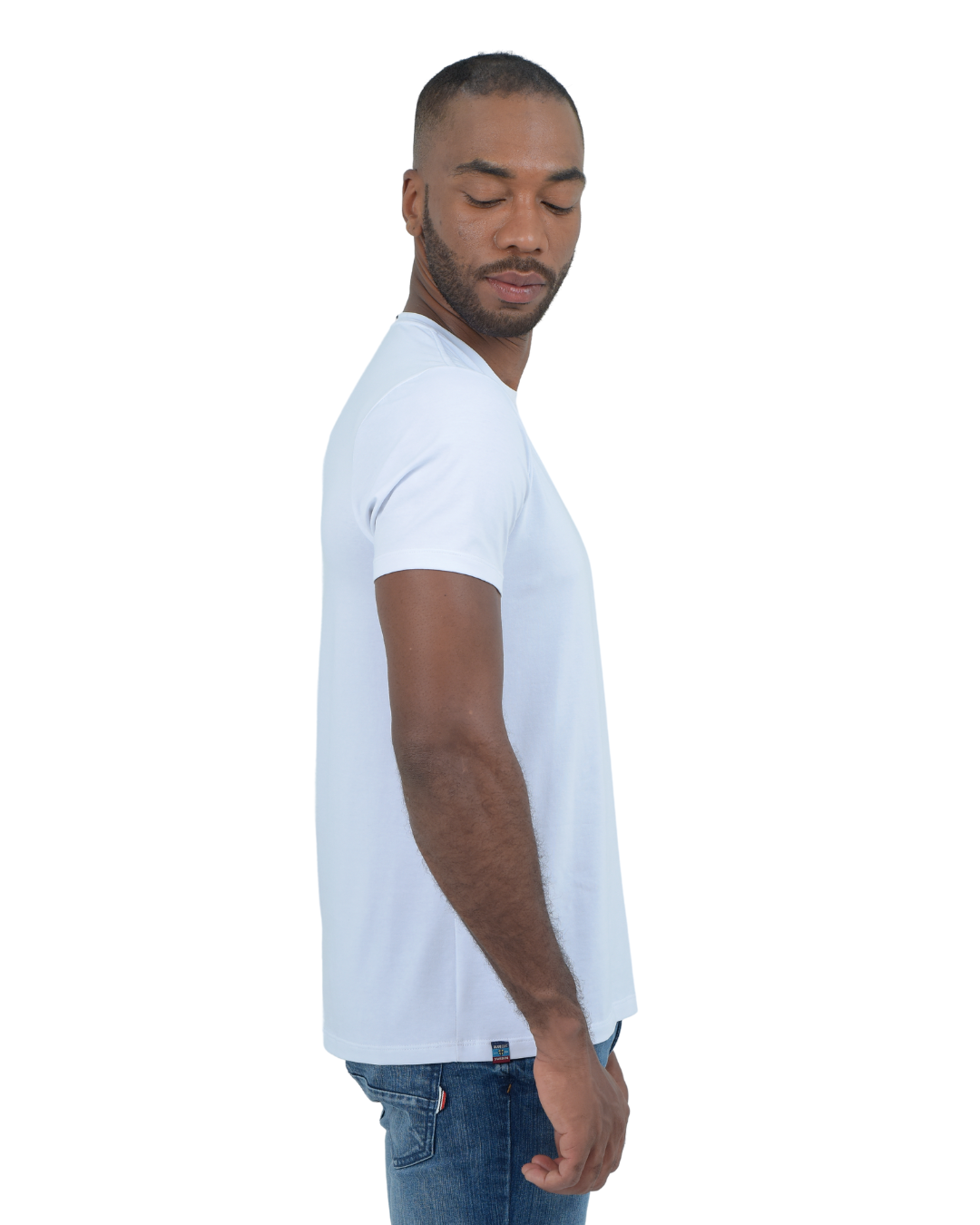 CAMISETA BASICA BLANCA - BLUE INC