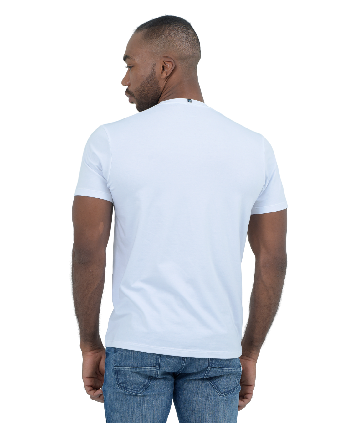 CAMISETA BASICA BLANCA - BLUE INC