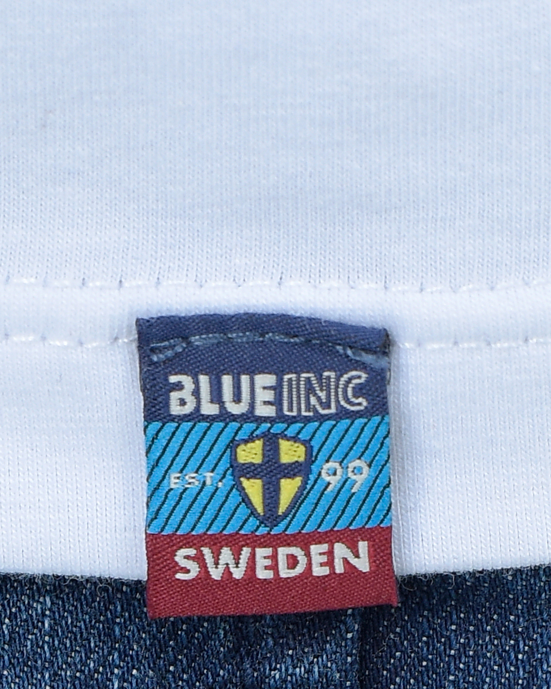 CAMISETA BASICA BLANCA - BLUE INC