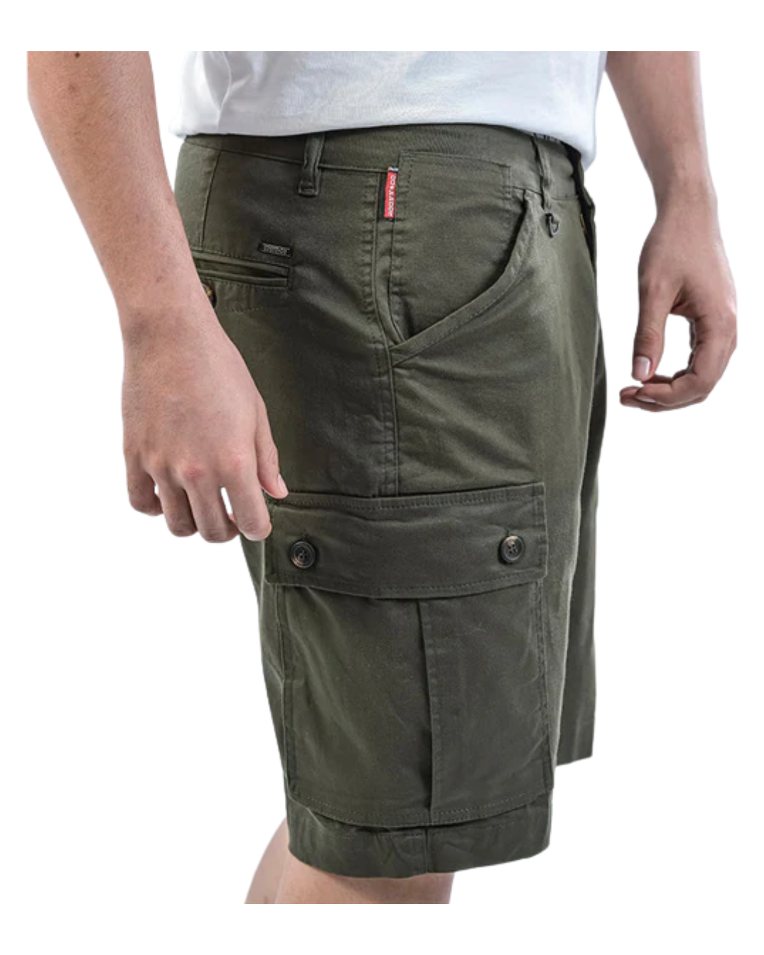 BERMUDA CARGO VERDE  - ROOTT+CO / RHBE-22007