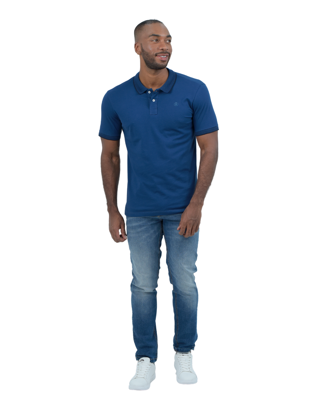 POLO BASICA AZUL - BLUE INC