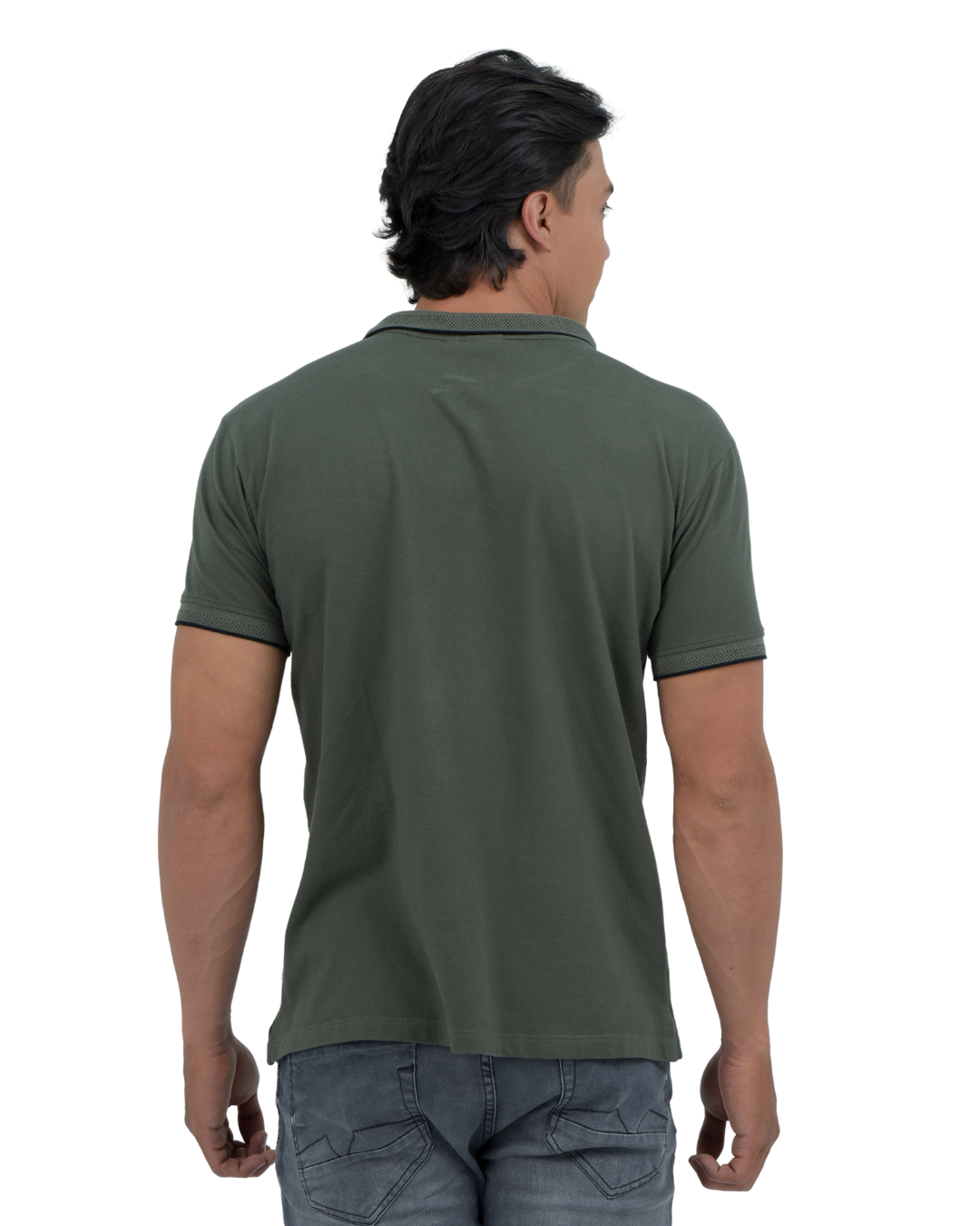 POLO BASICA VERDE  - BLUE INC