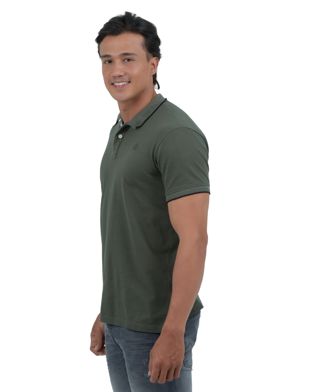 POLO BASICA VERDE  - BLUE INC