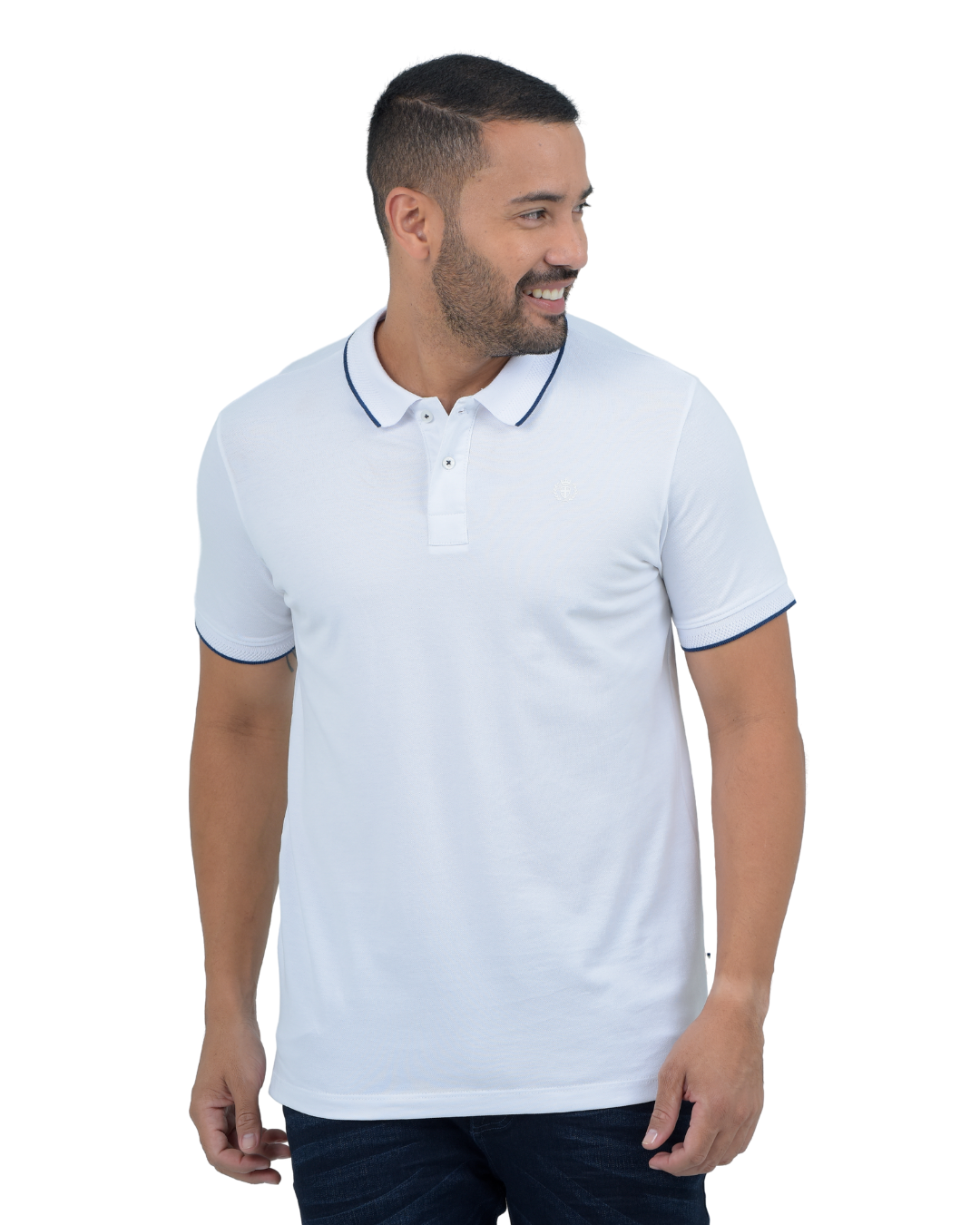 POLO BASICA BLANCA  - BLUE INC