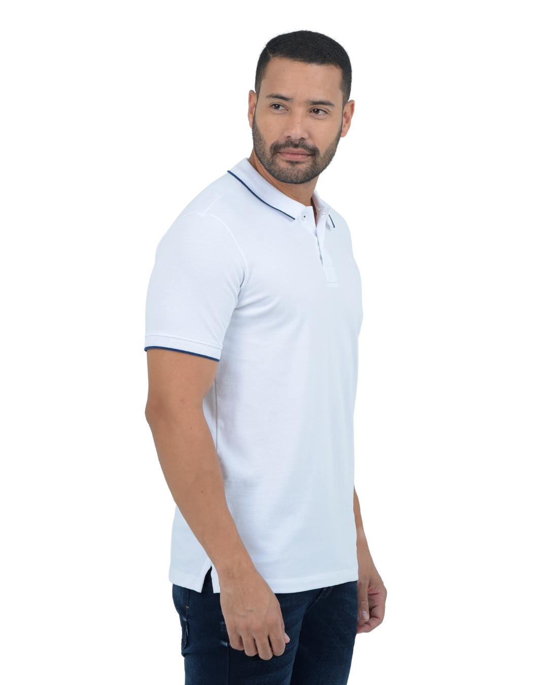 POLO BASICA BLANCA  - BLUE INC