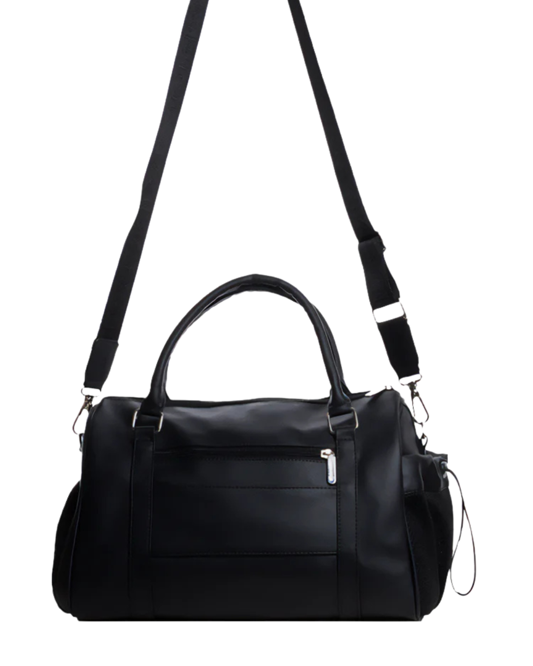 BLACK MINI DUFFEL BAG