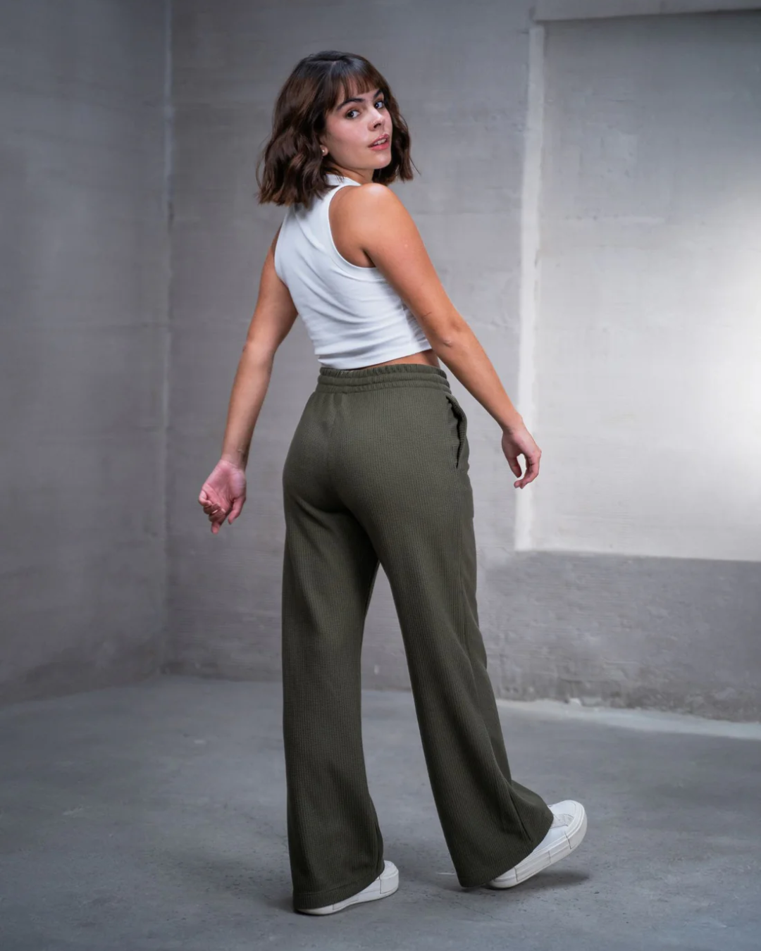 PANTALON GRID VERDE - CIAMPINO