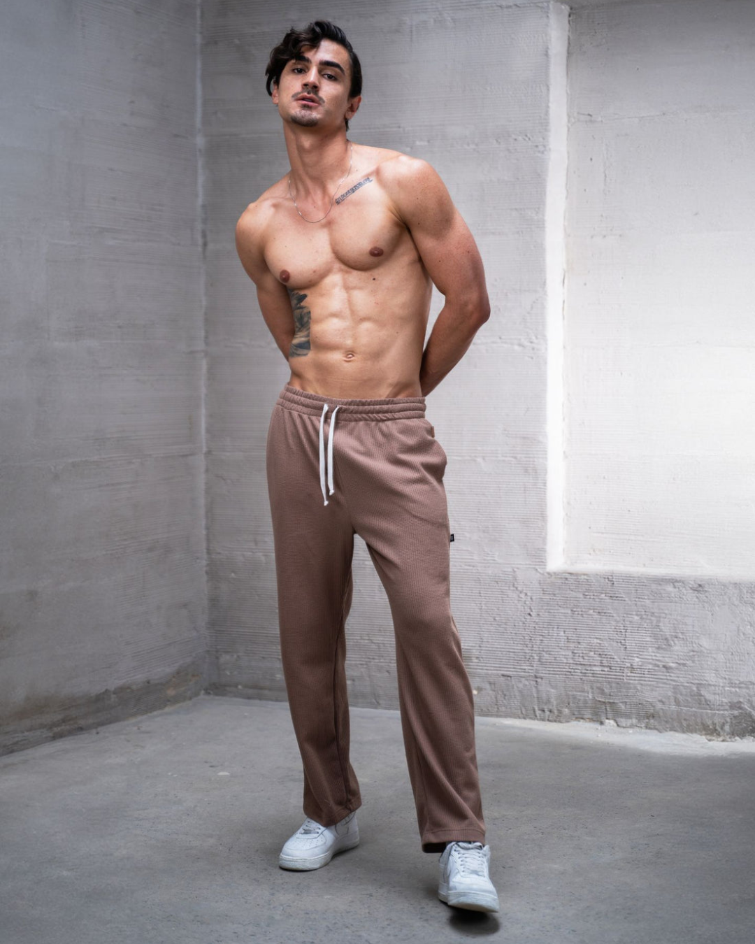 PANTALON GRID CAFÉ - CIAMPINO