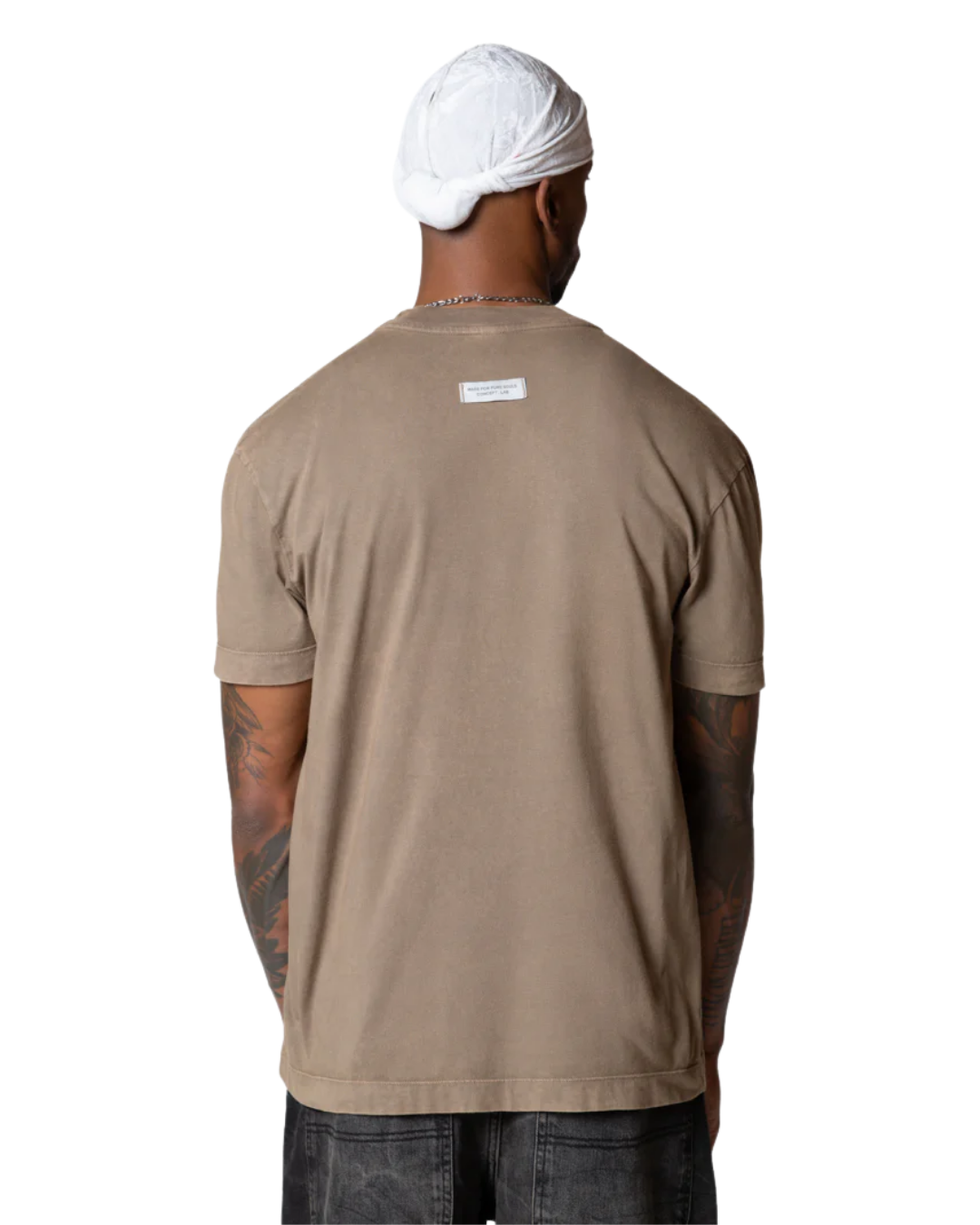 KNOCKOUT BROWN WASH STANDARD T-SHIRT